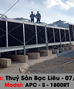 tháp giải nhiệt cho nhà máy vật liệu xây dựng