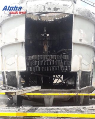 Tháo dỡ tháp giải nhiệt